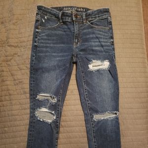 American Eagle cropped jeggins